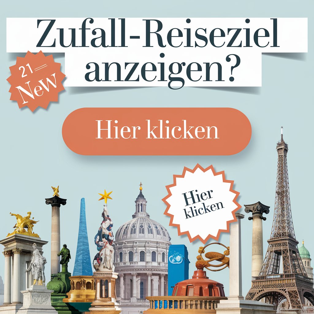 Zufall Reiseziel anzeigen